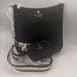 Kate Spade Black Crossbody Bag with Coin Purse